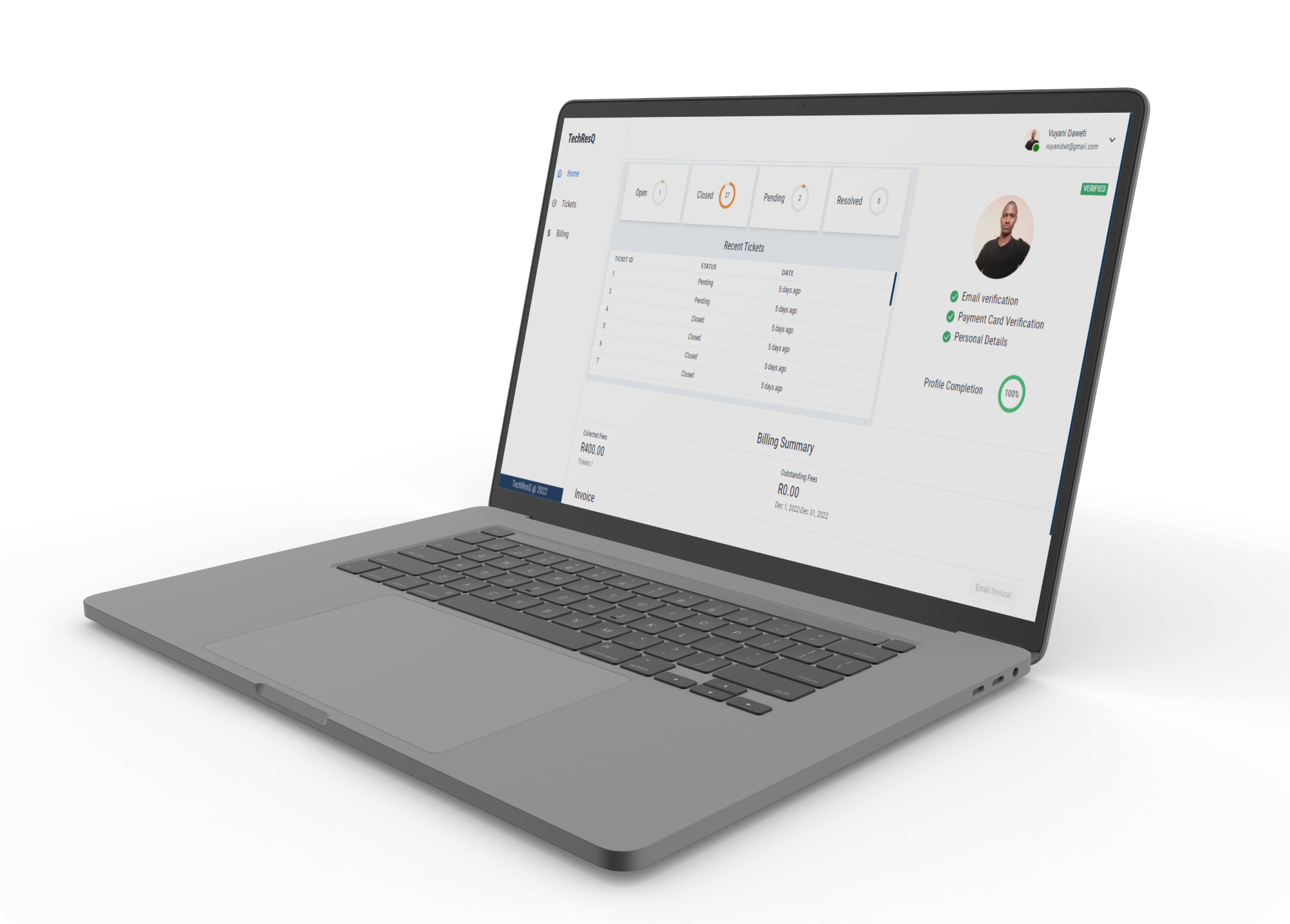 Helpdesk solution preview